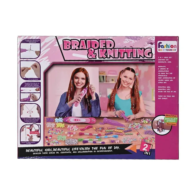 Two-in-One Braided & Knitting Set