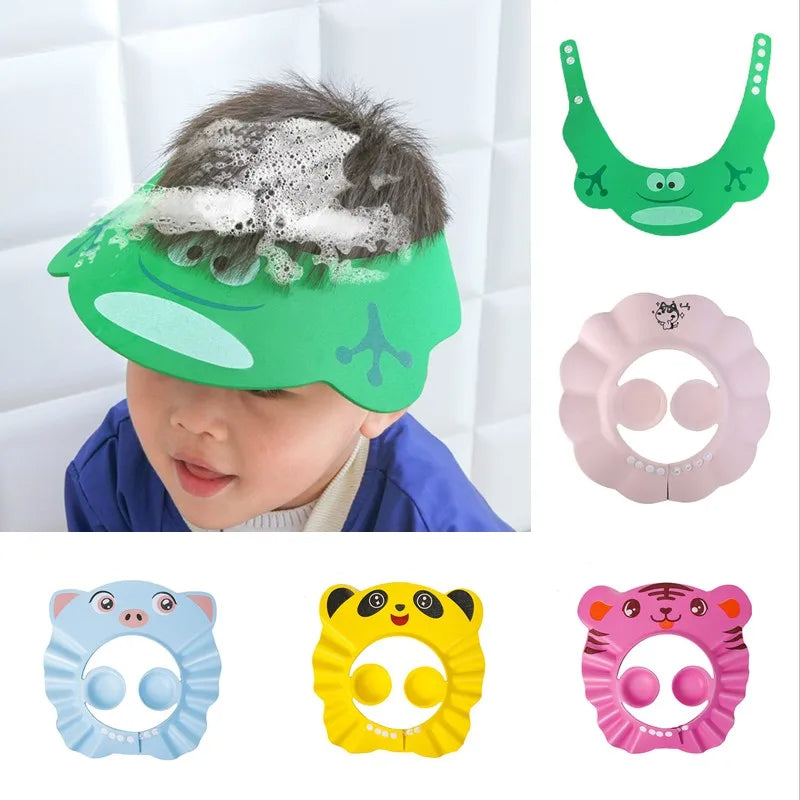 Baby Ear Protection Adjustable Soft Bath Shower Cap