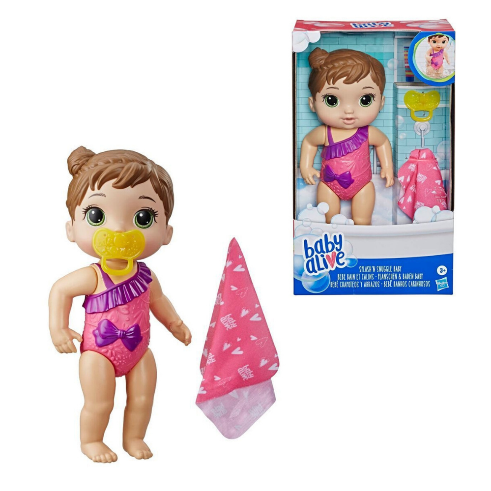 Barbie Alive Splash Snuggle Baby Doll