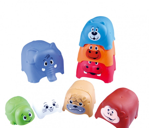 Playgo Animal Party Stacker 8 Pcs