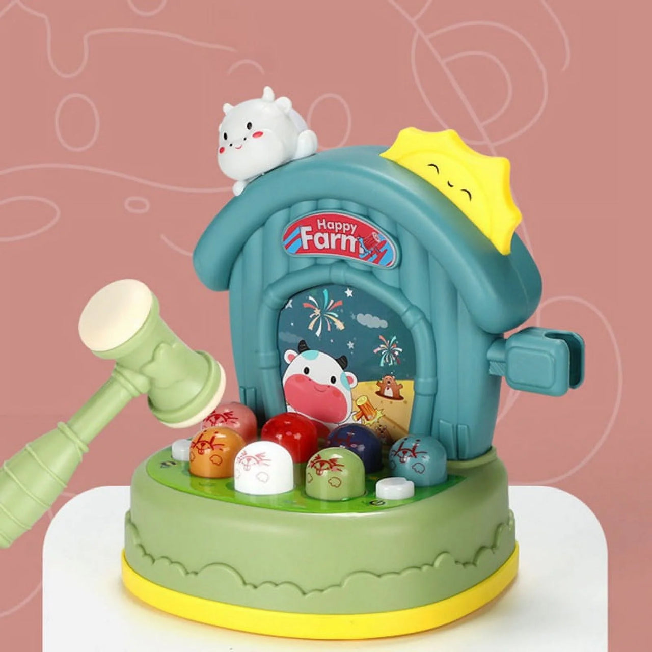 Baby Early Education Hit Hamster Game With Light And Sound