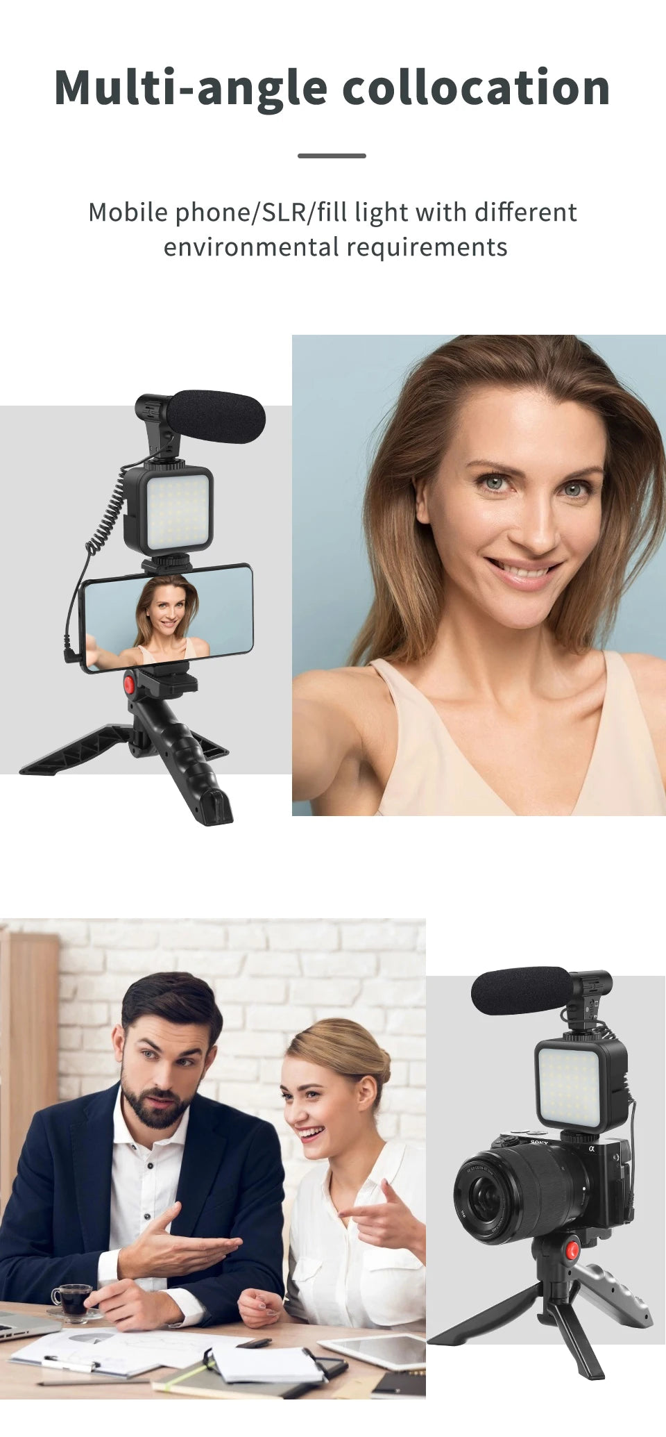 Vloggers Making Kit With Tripod Stand