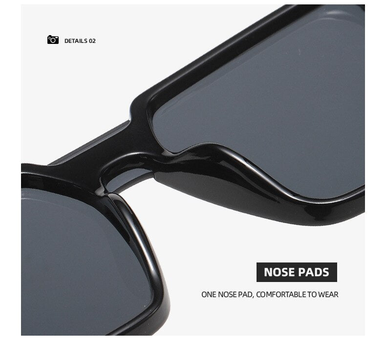 Classic Square Shape Eyewear Sunglasses