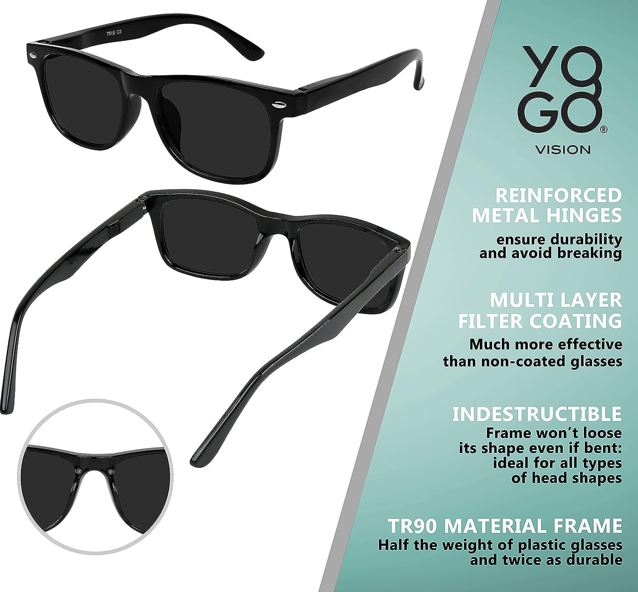 Yogo Vision Sunglasses For Boys & Girls Assortment