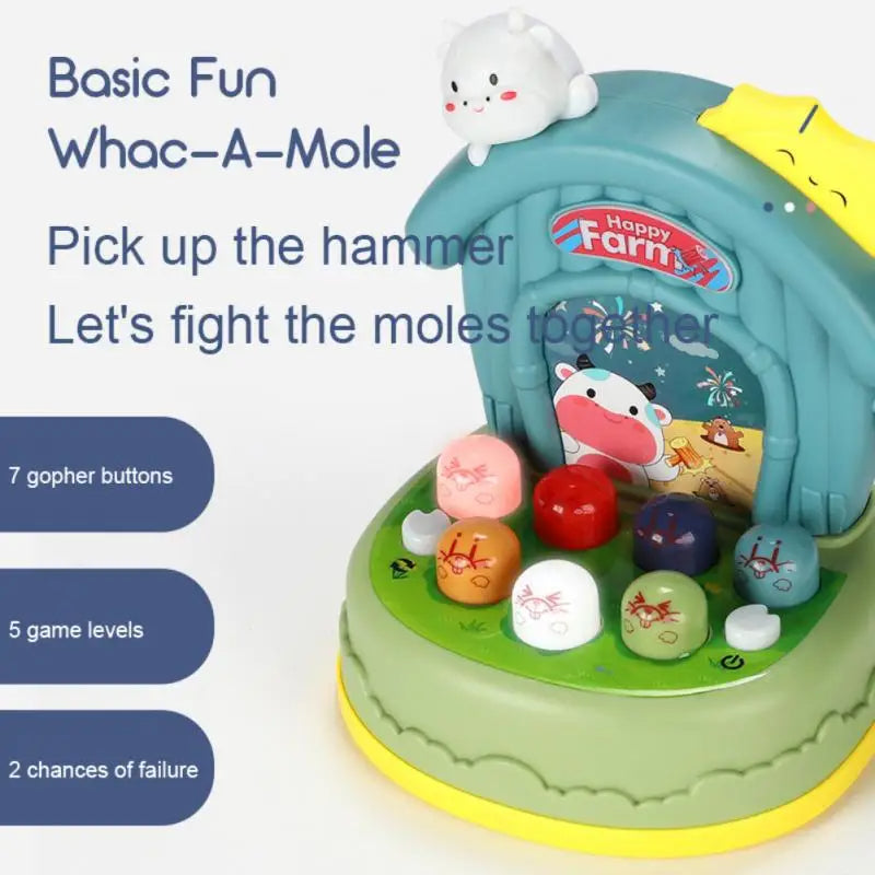 Baby Early Education Hit Hamster Game With Light And Sound