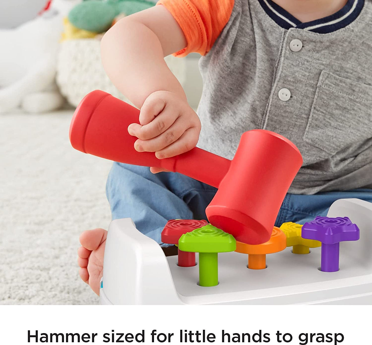 Fisher-Price Toddler Toy Tap & Turn Bench