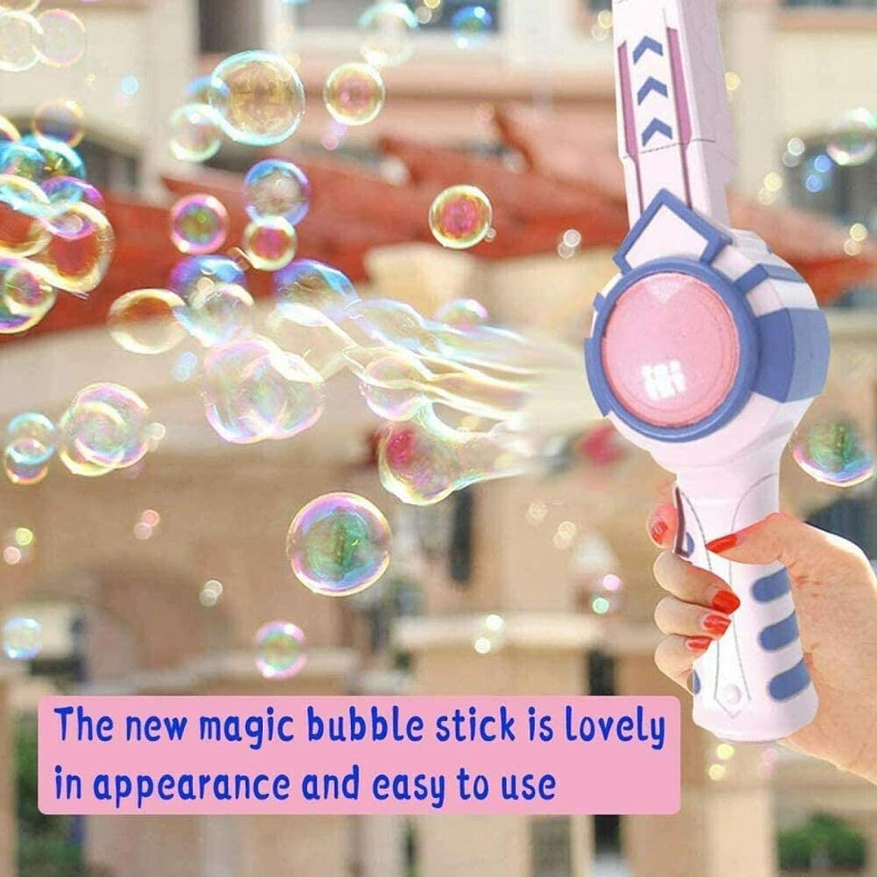 Bubble Blowing Stick with Elastic Smoke Bubble