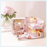 Thumbnail for DIY Dollhouse Kit with Furniture and Music Movement