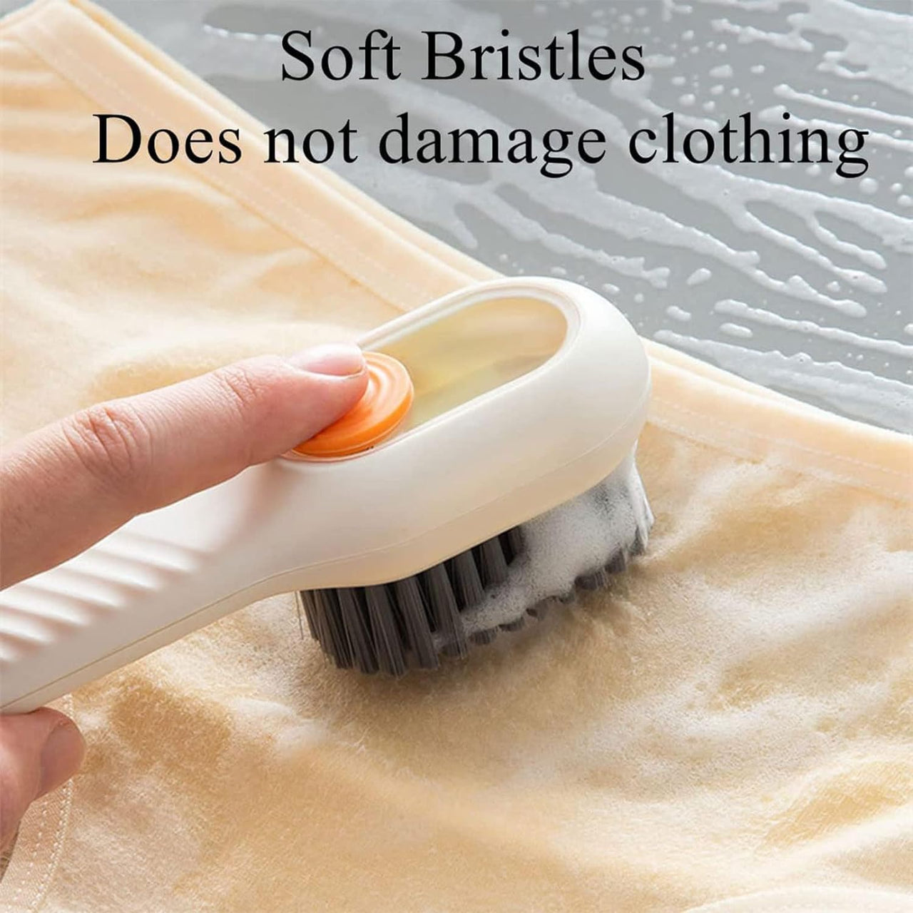 Multifunctional Soft Brush With Cleaning Liquid Adding