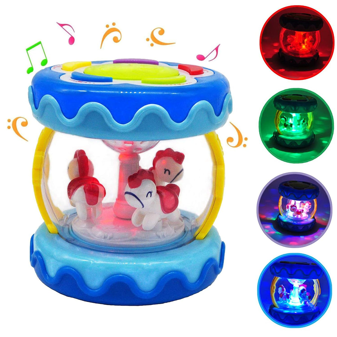 Huanger Baby Drum Music With Light