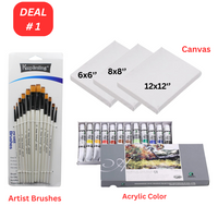 Thumbnail for Acrylic Painting Deal For Beginners - 27 Pieces