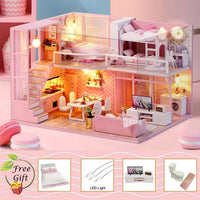 Thumbnail for DIY Miniature Dollhouse Furniture Kit - Enchanting Room Box Theatre