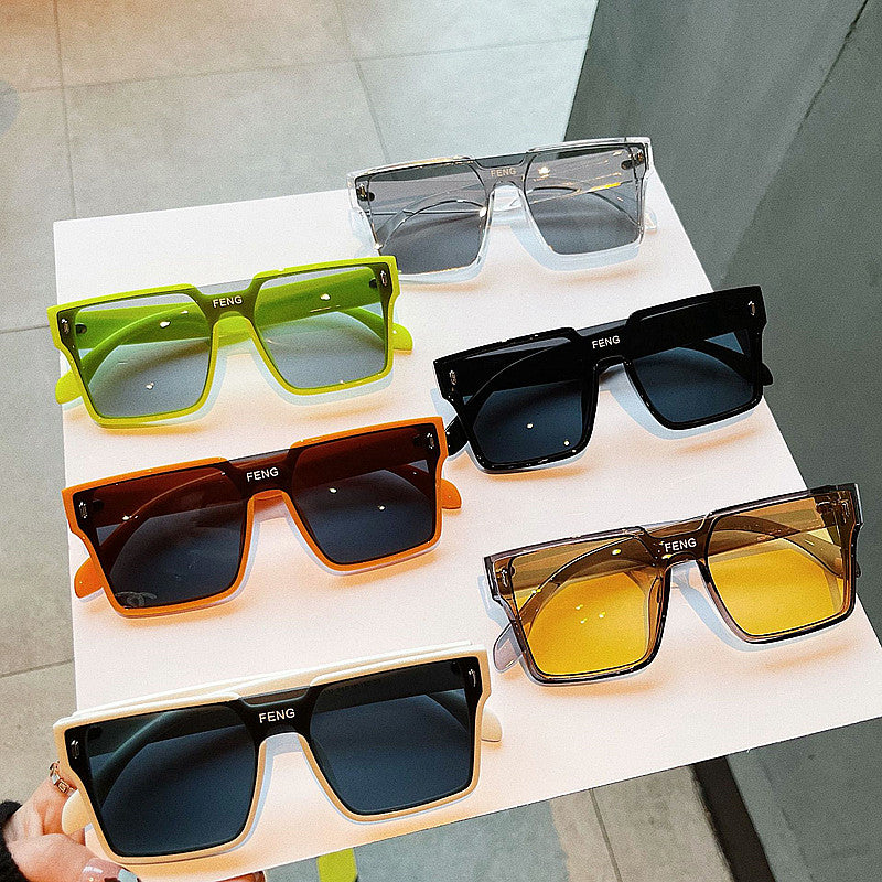 Classic Square Shape Eyewear Sunglasses