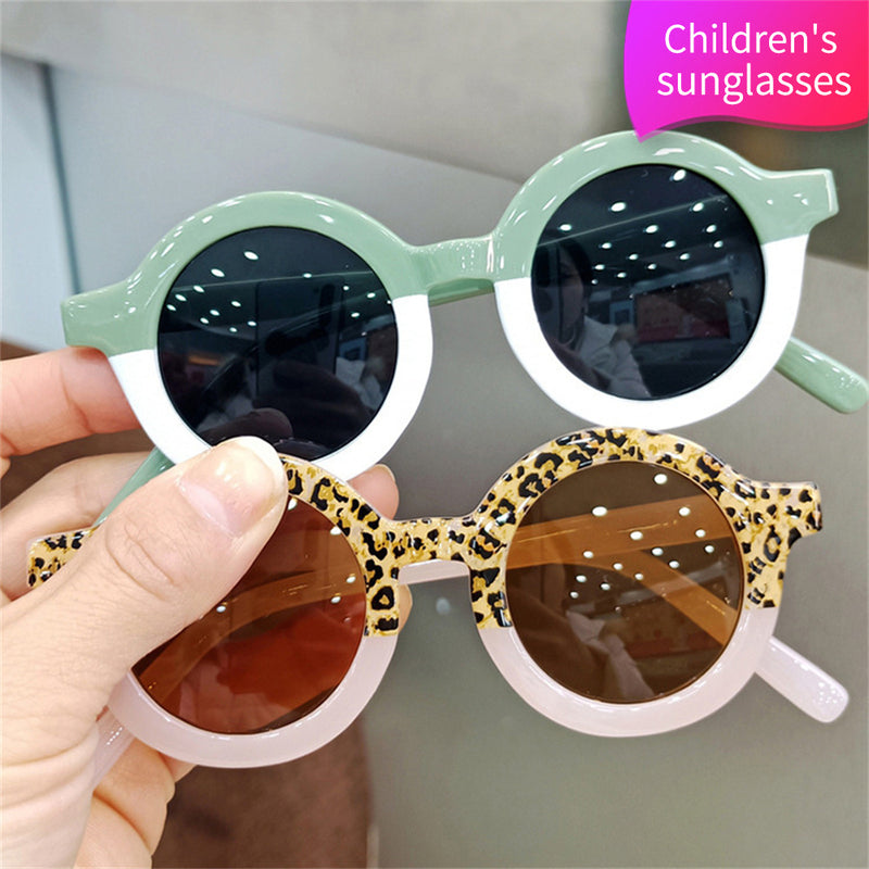 Two Color Round Sunglasses For Boys & Girls Assortment