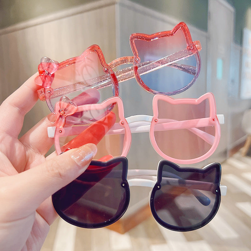 Cute Cat Eye Frame Sunglasses For Boys & Girls Assortment