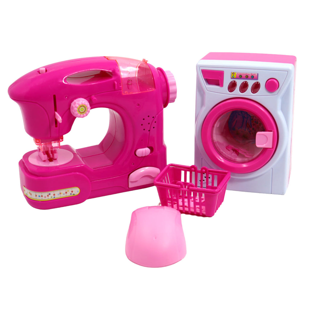 Mini Sewing And Washing Machine Toy