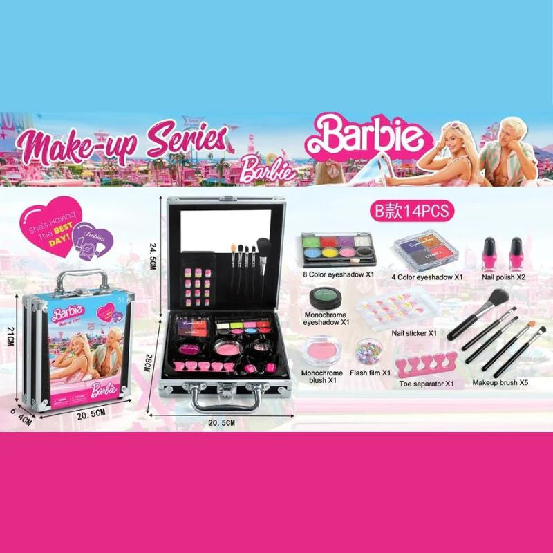 Cosmetics Barbie Suitcase
