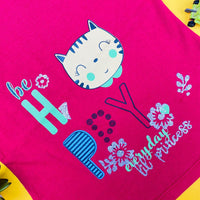 Thumbnail for Hunny Bunny Kitty Printed T-shirt For Kids