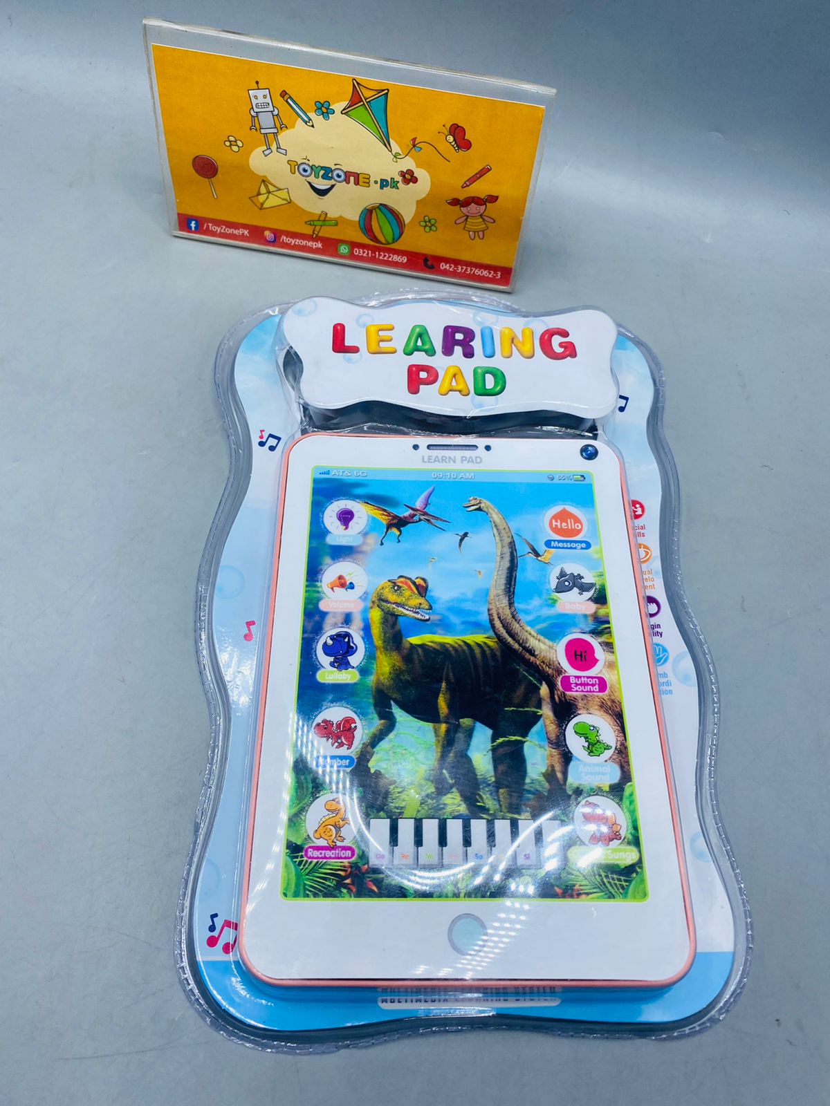 Smart & Interactive Learning Pad With Lights & Sound Toy