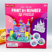 Thumbnail for 3D Puzzle Paint Number-House
