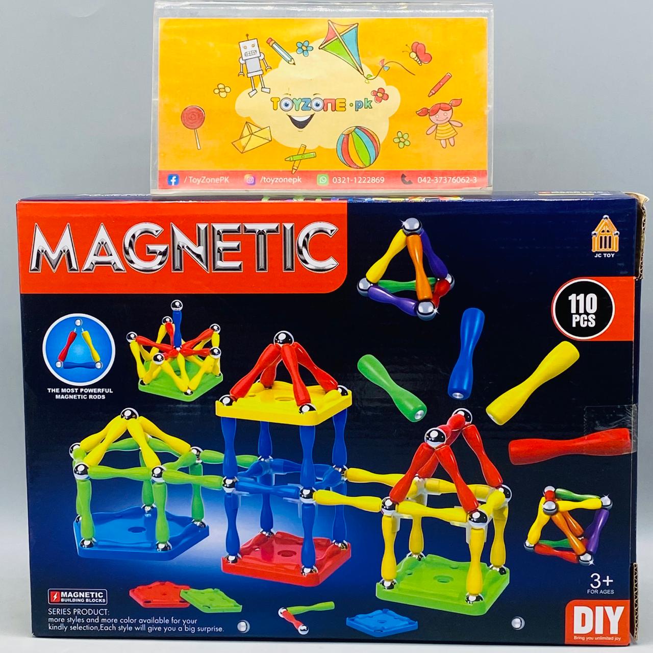 Magnetic Building Blocks 110Pcs