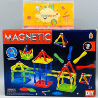 Thumbnail for Magnetic Building Blocks 110Pcs