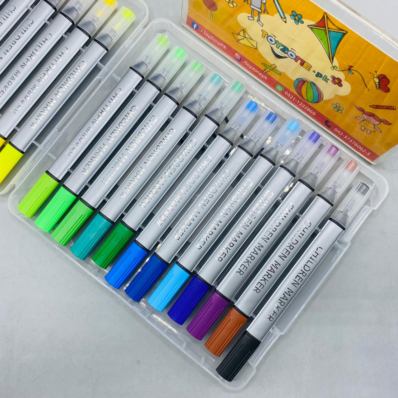 Double-Sided Art Marker Set (24 Colors)