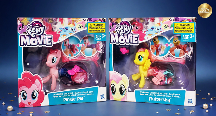 Hasbro My Little Pony The Movie Figure 2-Pack (Pinkie Pie & Fluttershy)