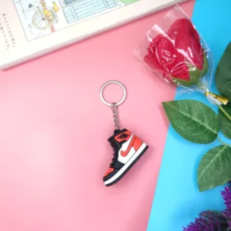 Shoe Mini  Silicone 3D Keychain - 2 Pcs