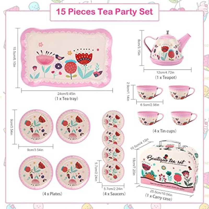 Cute Princess Tea Party Set
