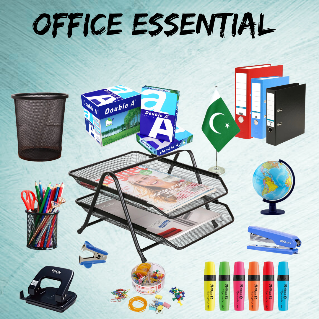 Mega Office Essential Desk Accessories Set  Deal  19 Pieces