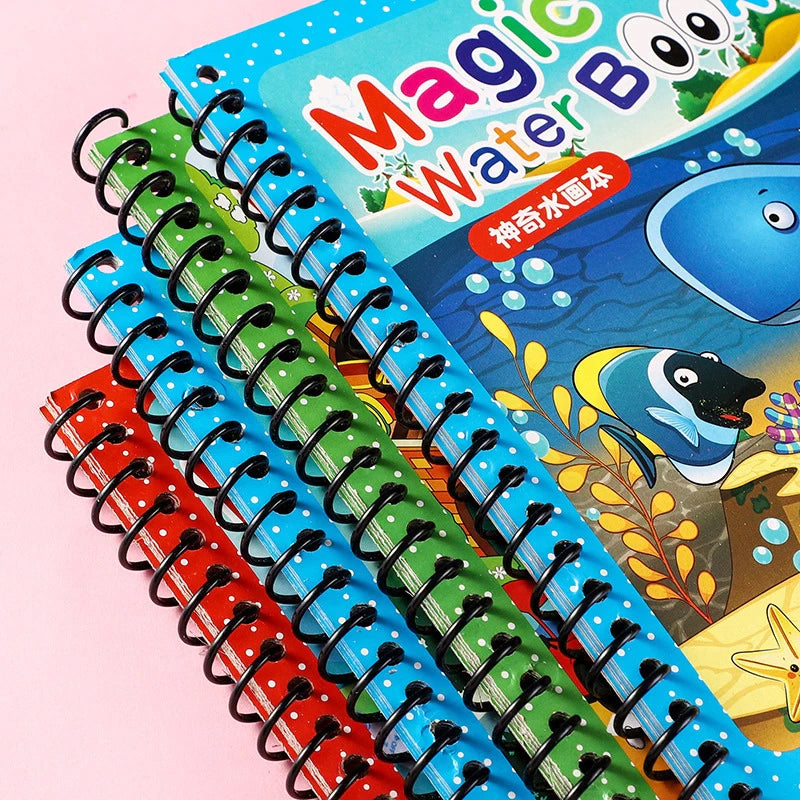 Magic Water Drawing Coloring Book