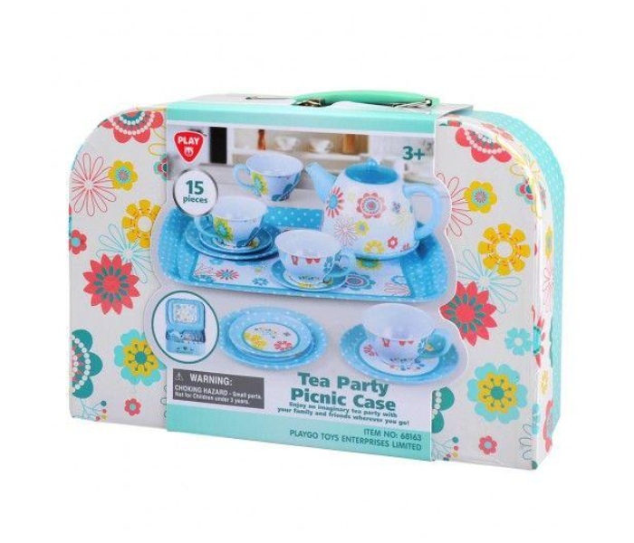 15 pieces playgo tea party picnic case