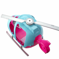 Thumbnail for Barbie Helicopter, Pink and Blue with Spinning Rotor