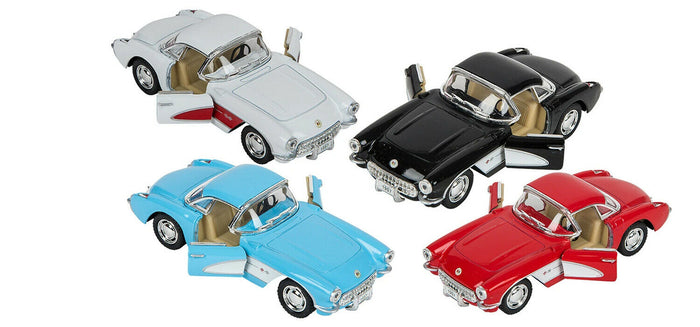 1957 chevrolet corvette hard top kinsmart diecast model toy car