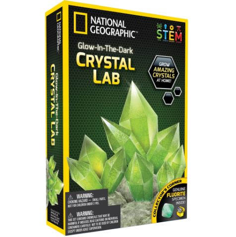 national geographic green crystal growing lab