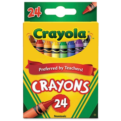 crayola crayons 24 pcs