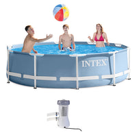 Thumbnail for Intex Prism Frame Pool With Water Filter Pump