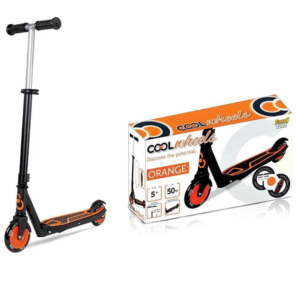 2 wheel maxi scooter orange