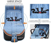 Thumbnail for 2 in 1 belecoo foldable new baby stroller