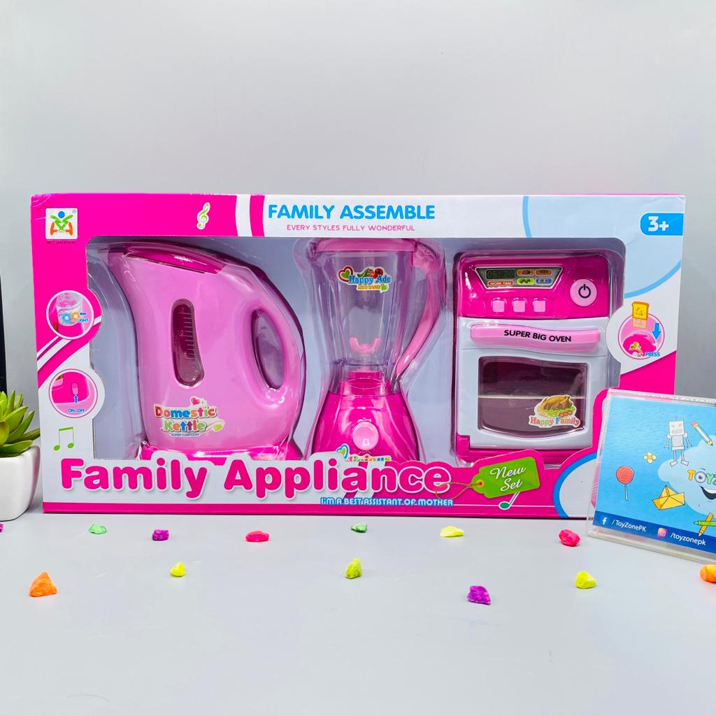 3 in 1 family appliance playset