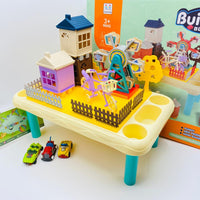 Thumbnail for 45 pieces building blocks table set
