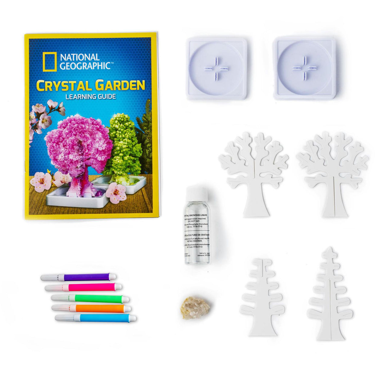 Crystal Growing Garden  – Grow Two Crystal Trees