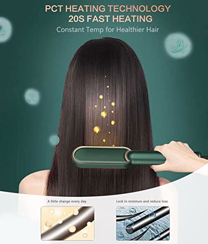 Ionic Hair Straightener With Hair Brush