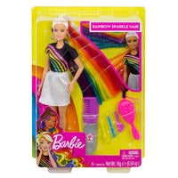 Thumbnail for barbie rainbow sparkle hair doll