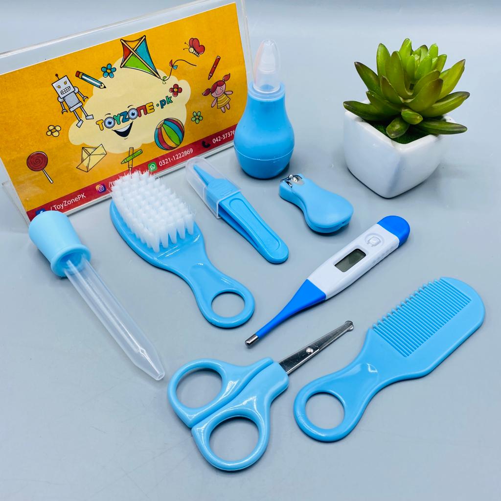 Baby Grooming Kit Scissor Thermometer Clip Set