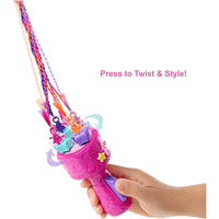 Thumbnail for barbie dreamtopia twist n style hair princess doll with accessories