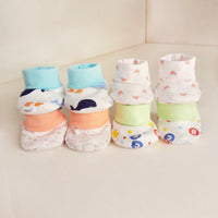 Thumbnail for Baby Cotton Booties Pack of 4