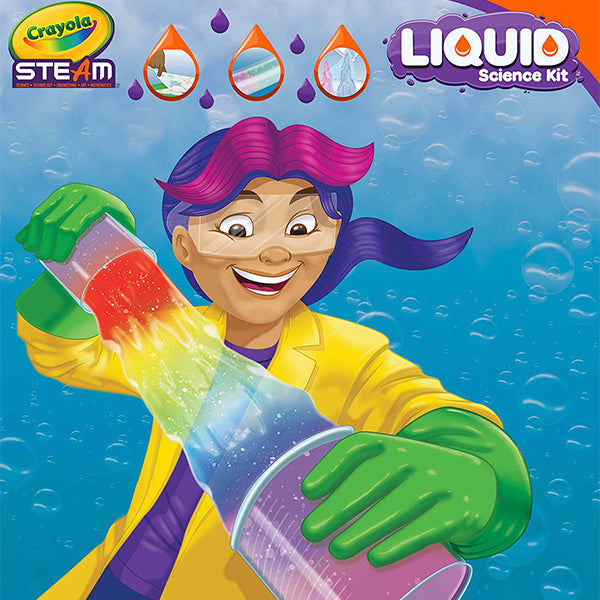 crayola liquid science kit water experiments educational toy gift for kids
