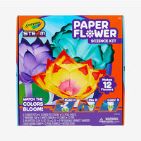 Thumbnail for crayola paper flower science kit color changing flowers gift for kids